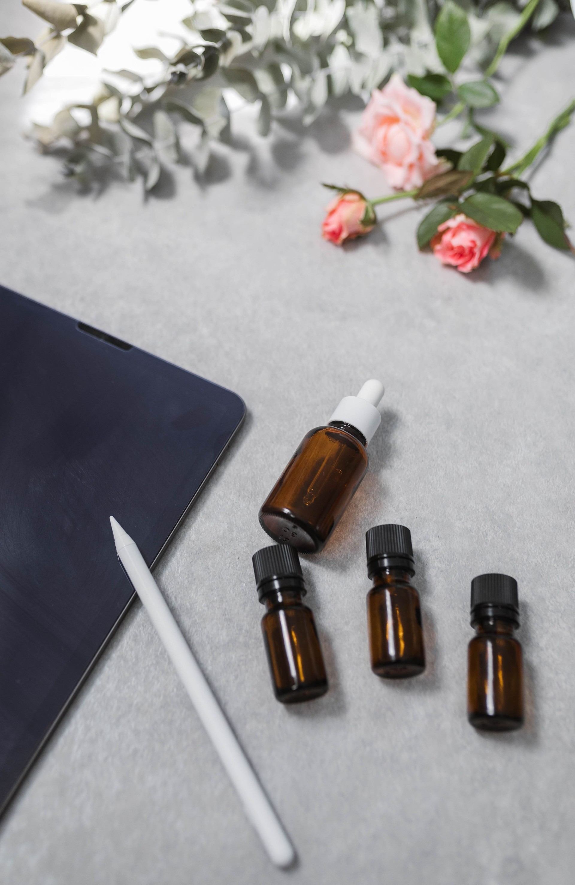 Learning aromas on a tablet